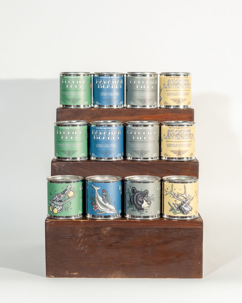 The Fifty Soy Candles