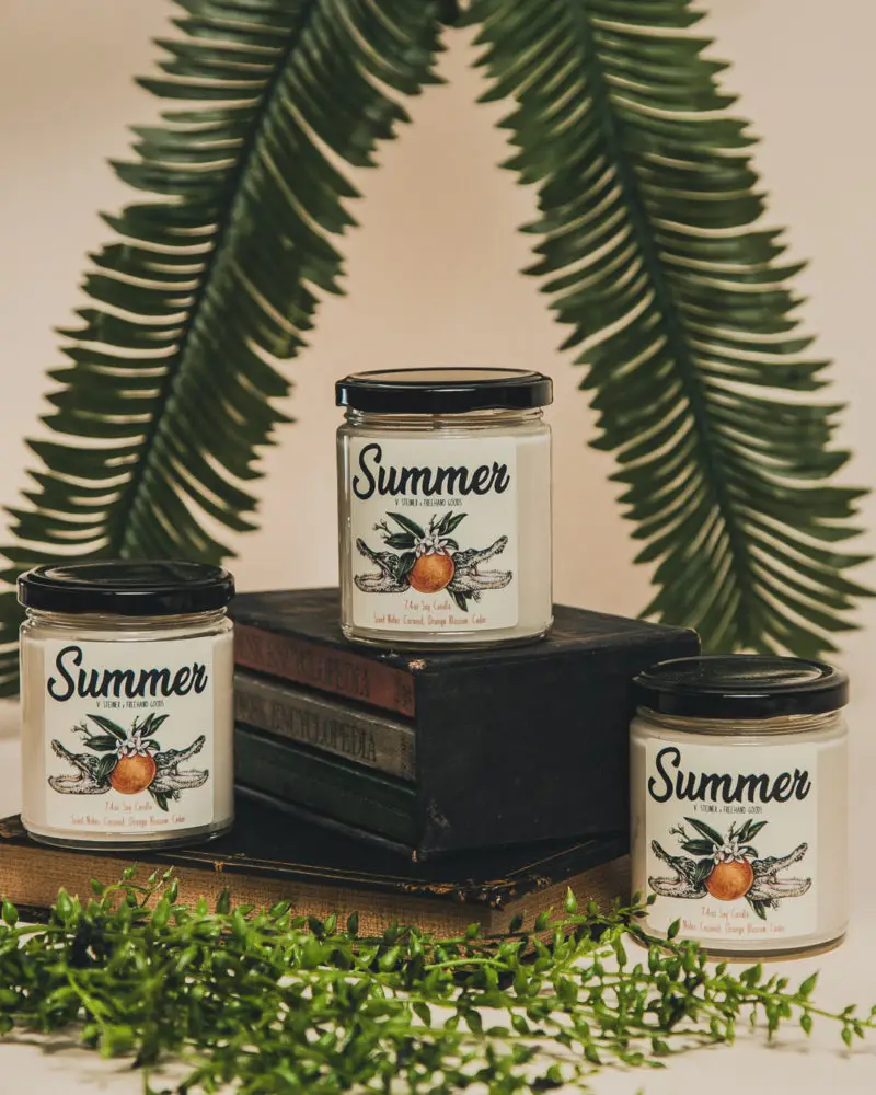Summer Seasonal Soy Candle