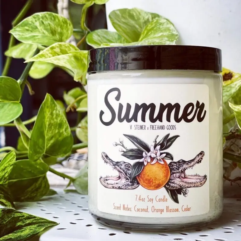 Summer Seasonal Soy Candle