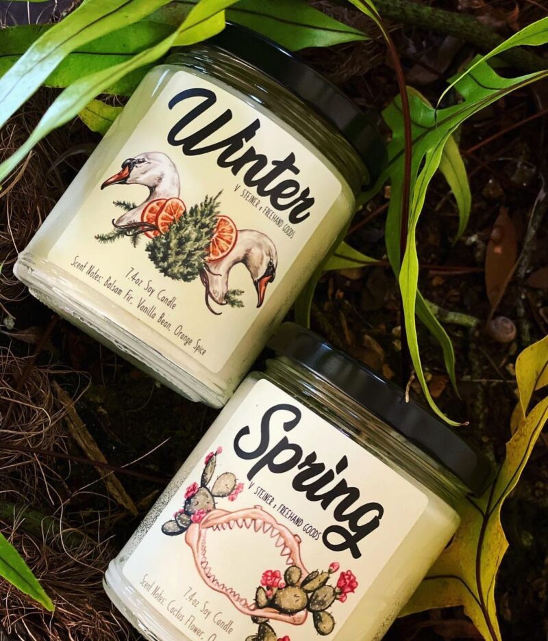 Winter Spring Seasonal Soy Candle