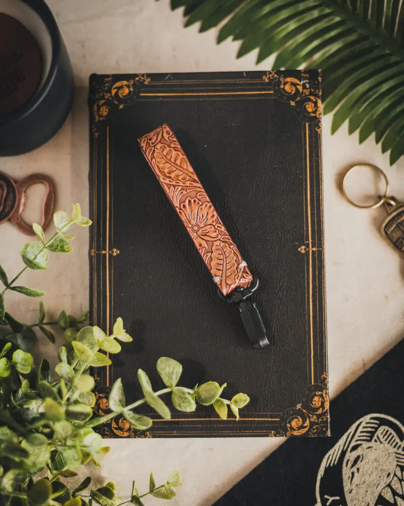 1792 Leather Keychain