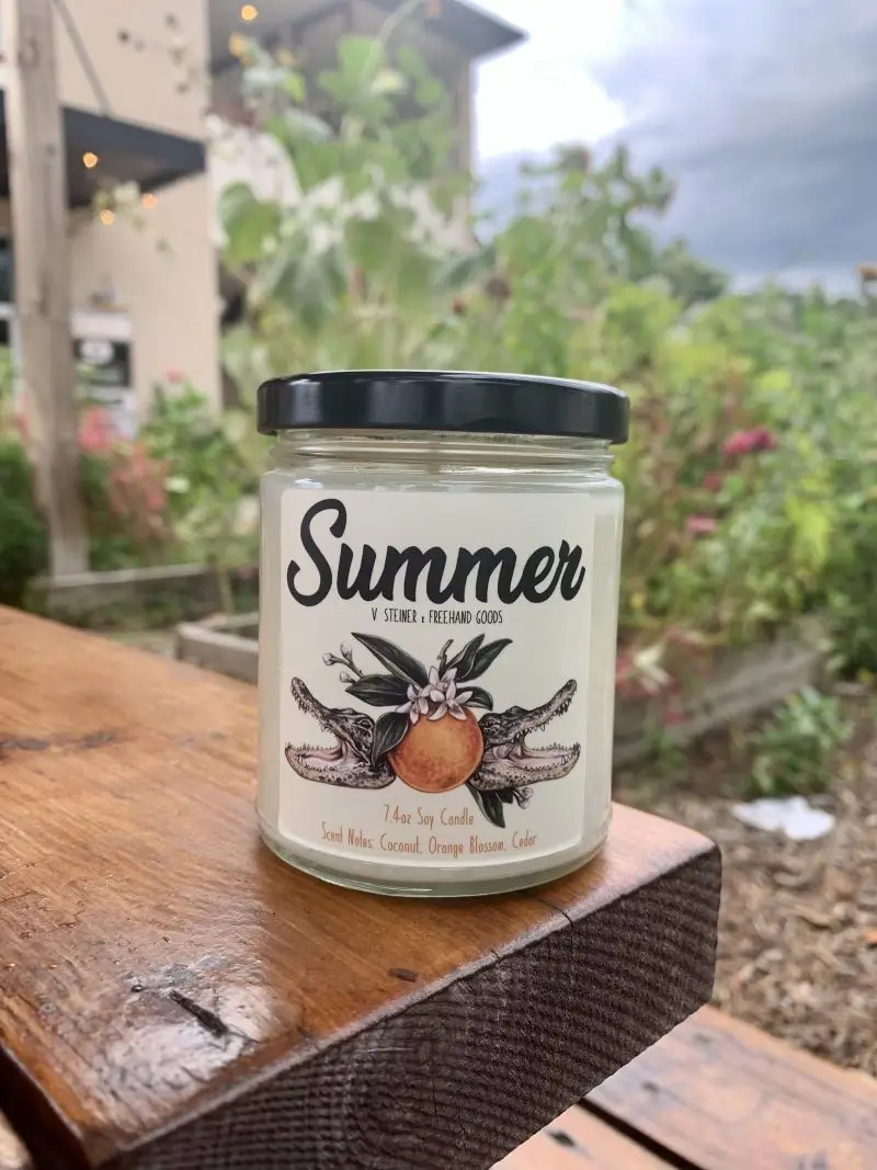 Summer Seasonal Soy Candle - Image 4