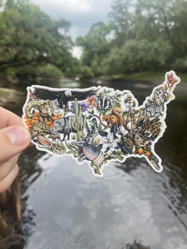 United By Nature Decal