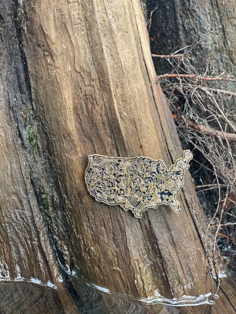 United By Nature Enamel Pin