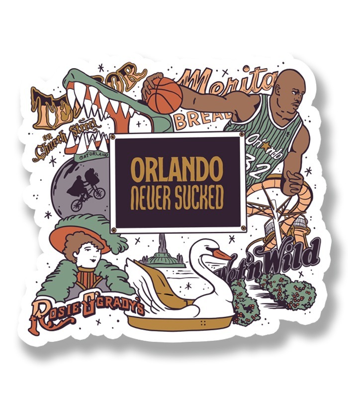 Orlando Never Sucked Sticker