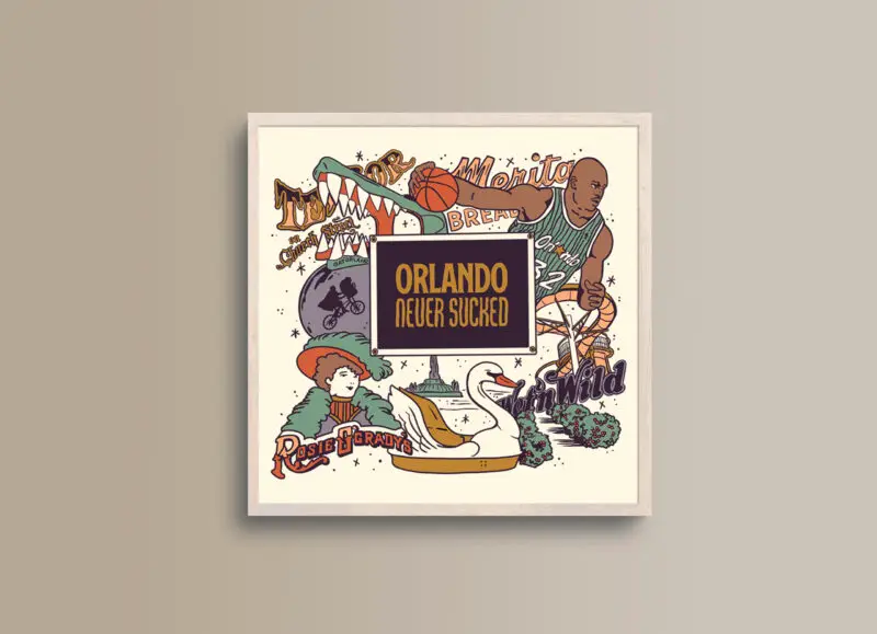Orlando Never Sucked Art Print