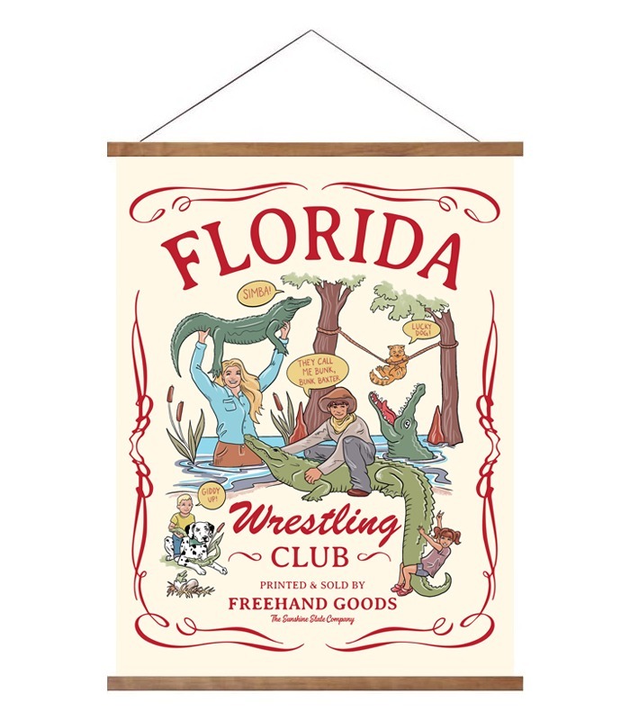 Florida Wrestling Club Framed Poster