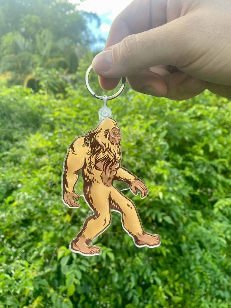 Swamp Ape Acrylic Keychain