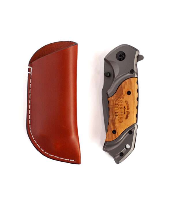 FHG Pocket Knife & Leather Sheath by Freehand Goods