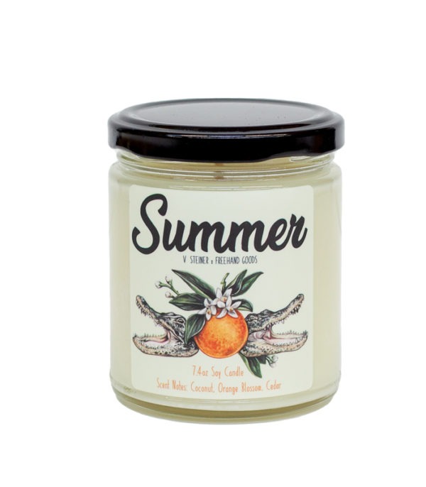 Summer Seasonal Soy Candle