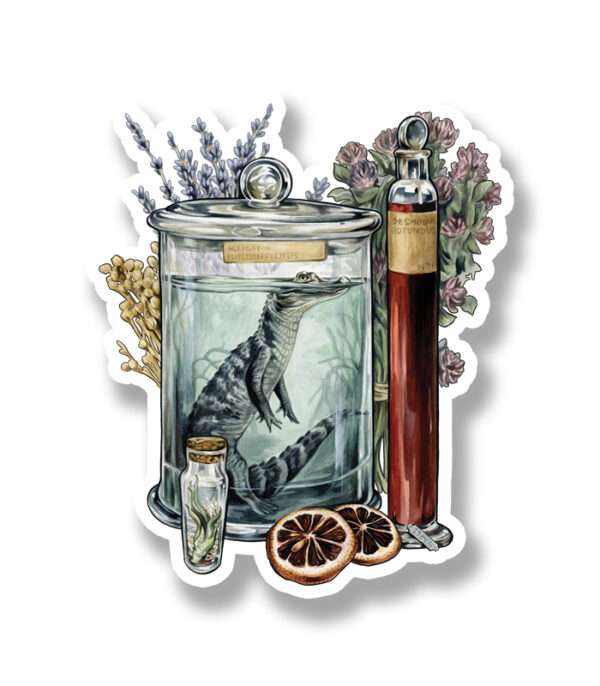 Swamp Rose Apothecary Sticker