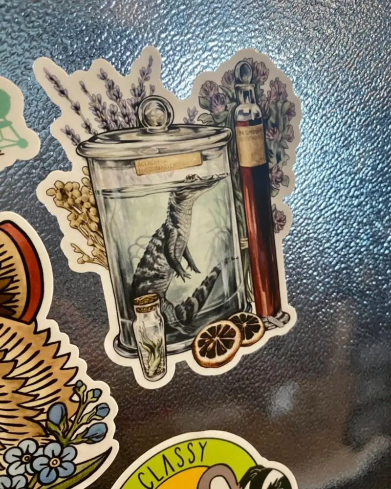 Swamp Rose Apothecary Sticker