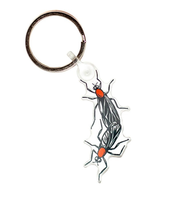 Lovebug Acrylic Keychain