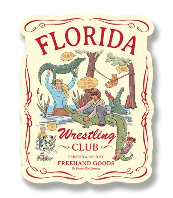 Florida Wrestling Club Sticker