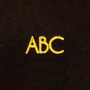 Gold Foil Monogram +$5.00