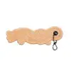 Leather Gator Keychain