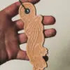 Leather Gator Keychain