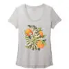Sleeping Gator Scoop Neck Tee