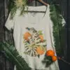Sleeping Gator Scoop Neck Tee
