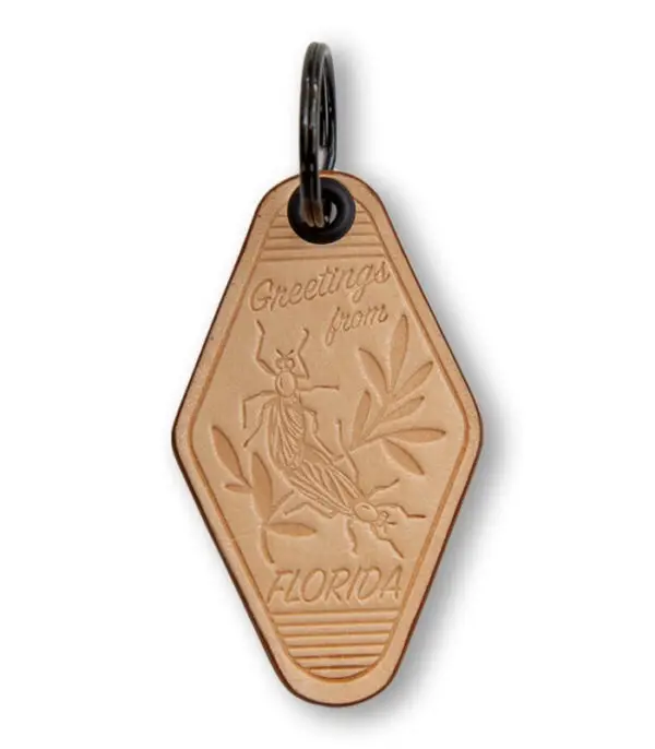 FSPF Leather Motel Key Fob