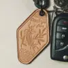 FSPF Leather Motel Key Fob
