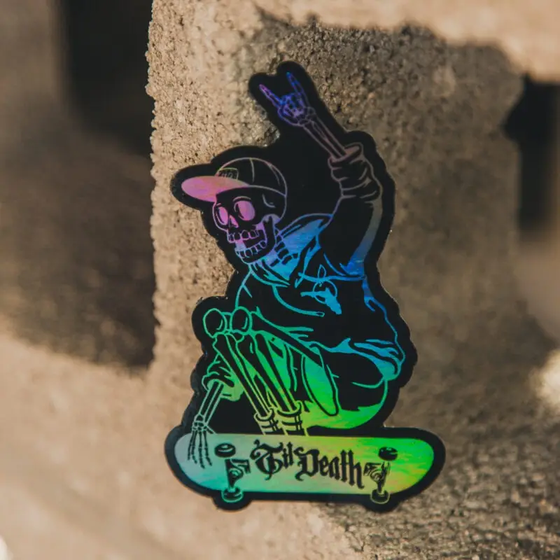 Til Death Holographic Sticker