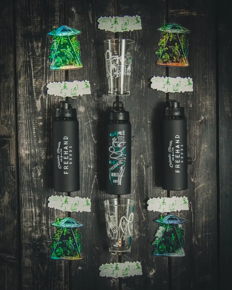Love Thy Neighbors Glow-In-The-Dark Pint Glass