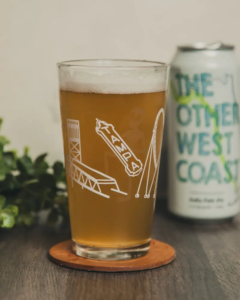 Love Thy Neighbors Glow-In-The-Dark Pint Glass