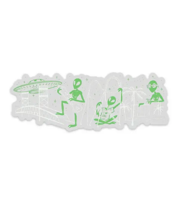 Spring Breakers Clear Sticker
