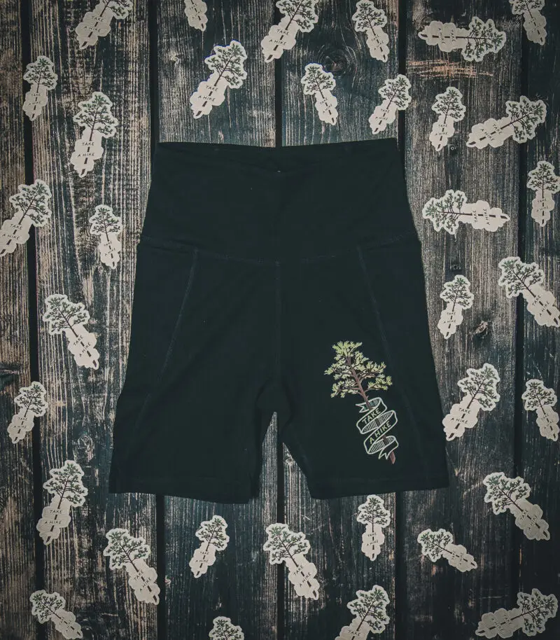 Take A Hike Biker Shorts