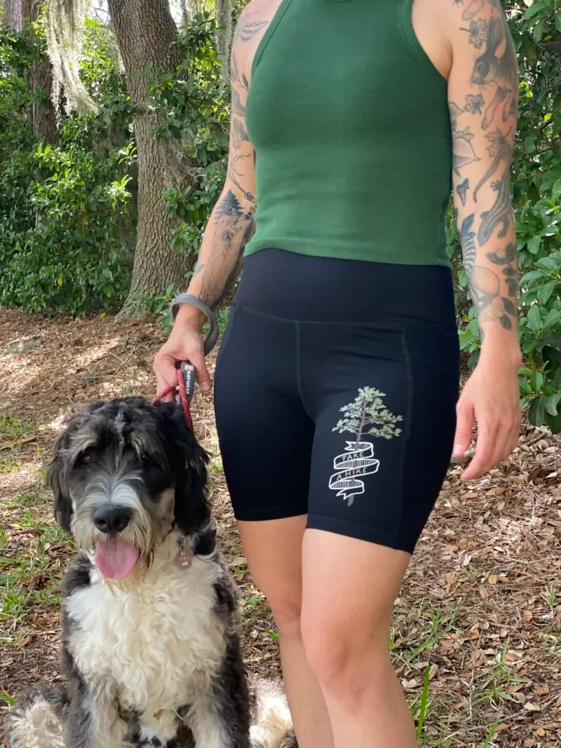 Take A Hike Biker Shorts