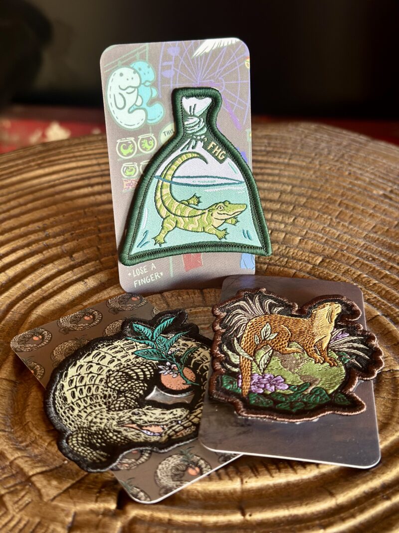 Gift Shop Gator Woven Patch