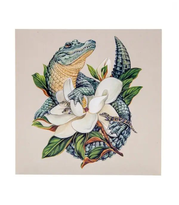 Magnolia Nest Greeting Card