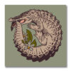 Ouroboros Croc Art Print