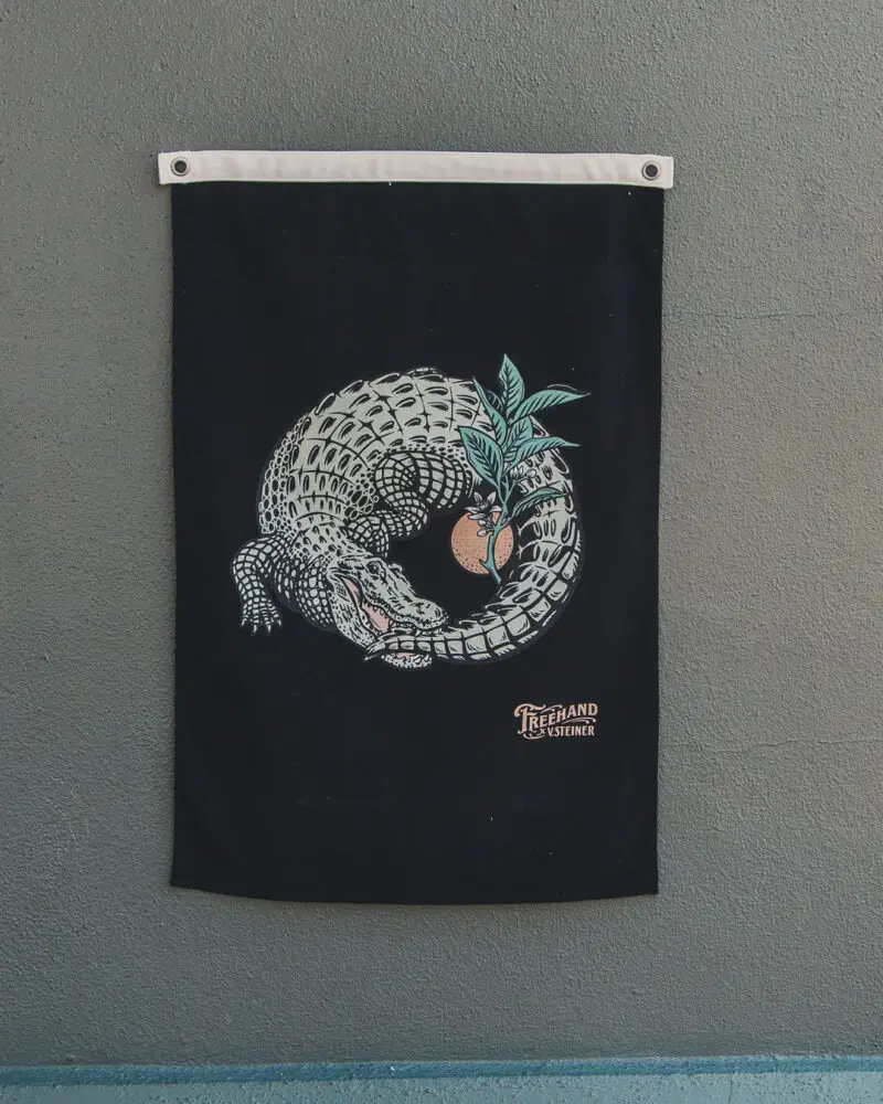 Ouroboros Camp Flag