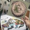 Ouroboros Croc Art Print