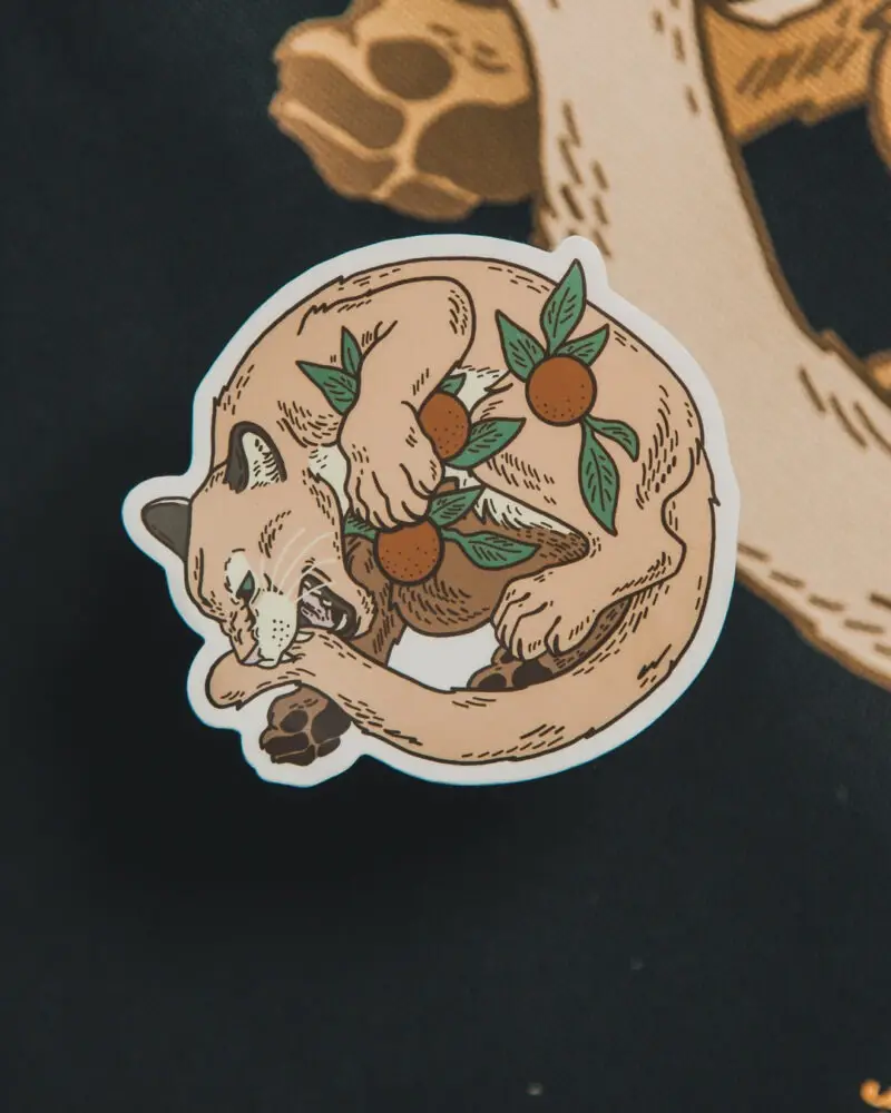 Ouroboros Panther Sticker