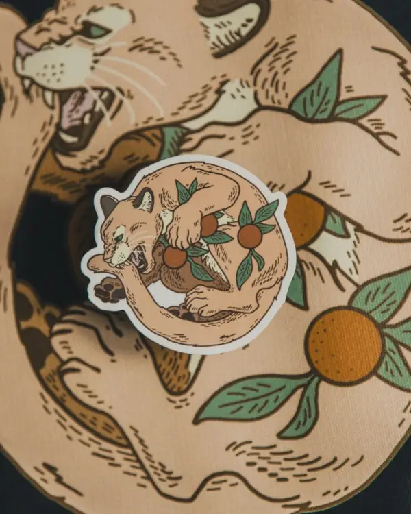 Ouroboros Panther Sticker