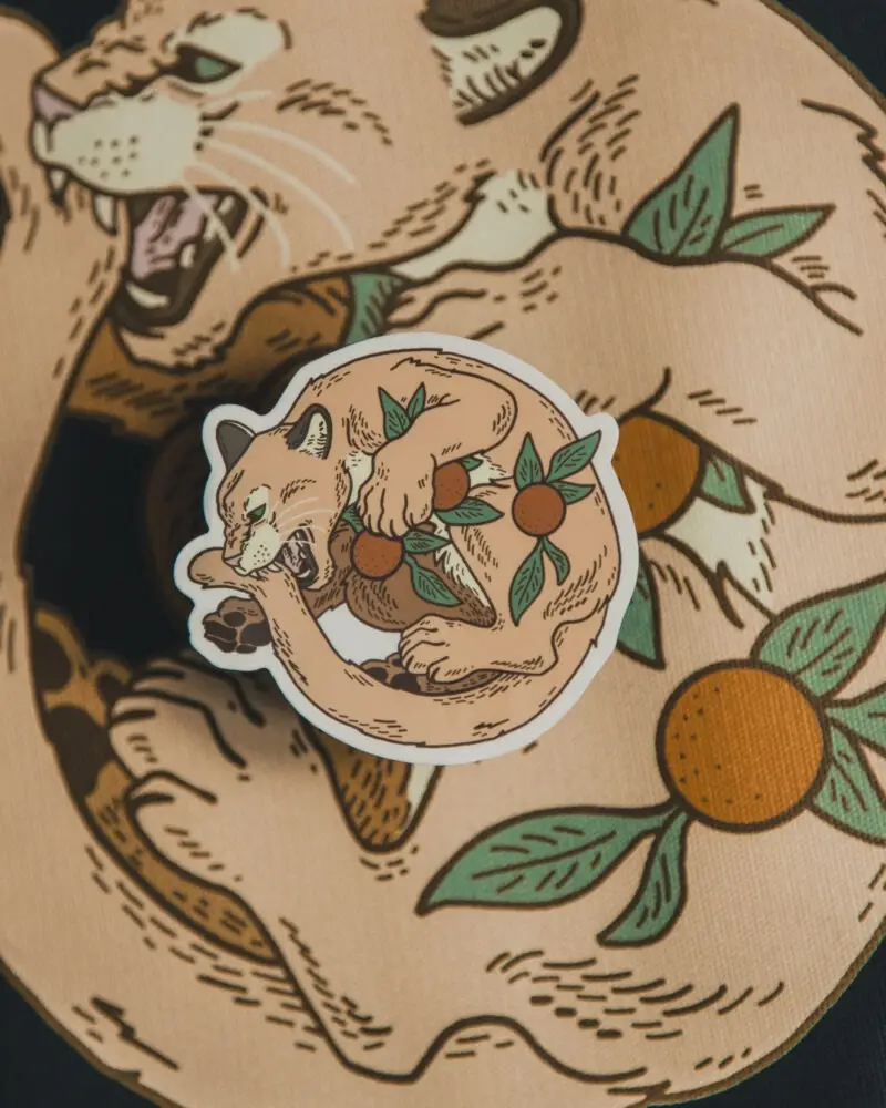Ouroboros Panther Sticker