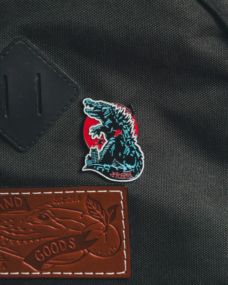 Gatorzilla Enamel Pin