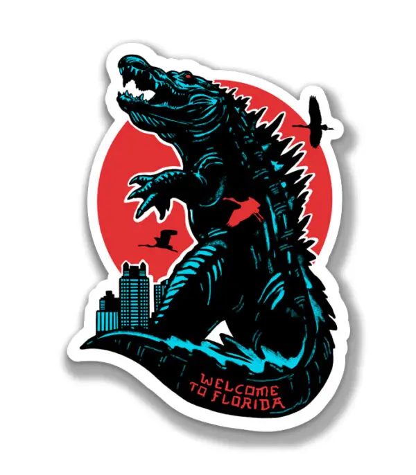 Gatorzilla Sticker