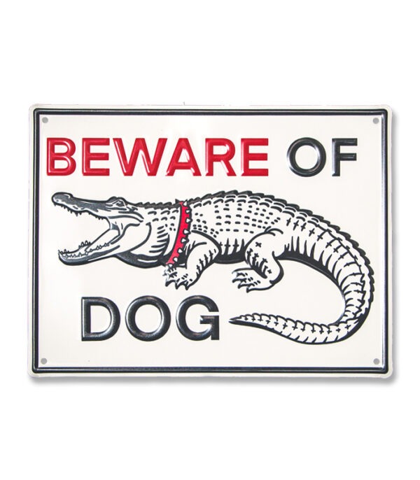 Beware of Dog Aluminum Sign