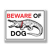 Beware of Dog Sticker
