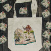 Book Worm Tote Bag
