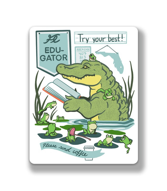 Later Gator Florida Decal Later Gator Florida Decal