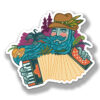 Oktoberfest Accordion Sticker