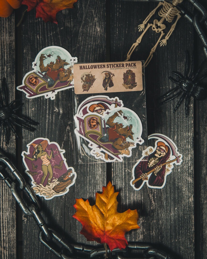 2024 Halloween Sticker Pack