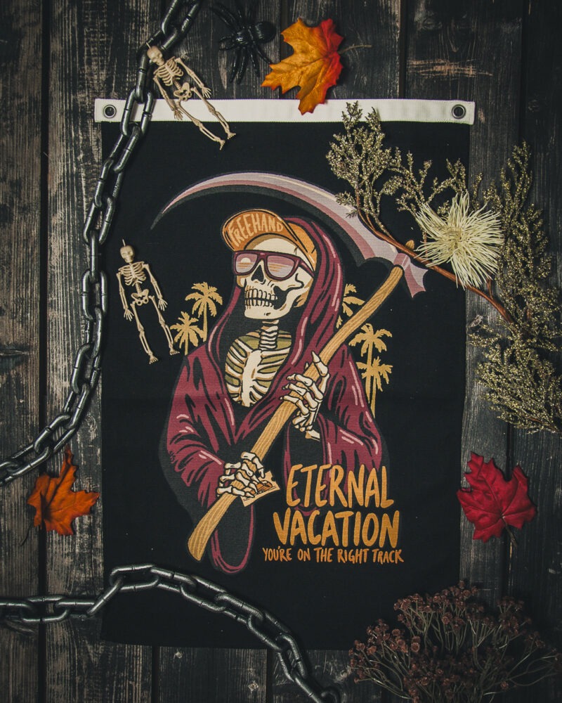 Grim Reaper Camp Flag