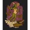 Ski Witch Art Print