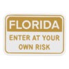 At Your Own Risk Clear Sticker